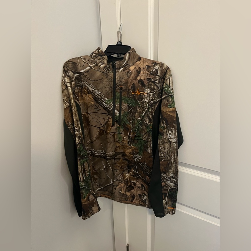 Habit Camo 1/4 pullover